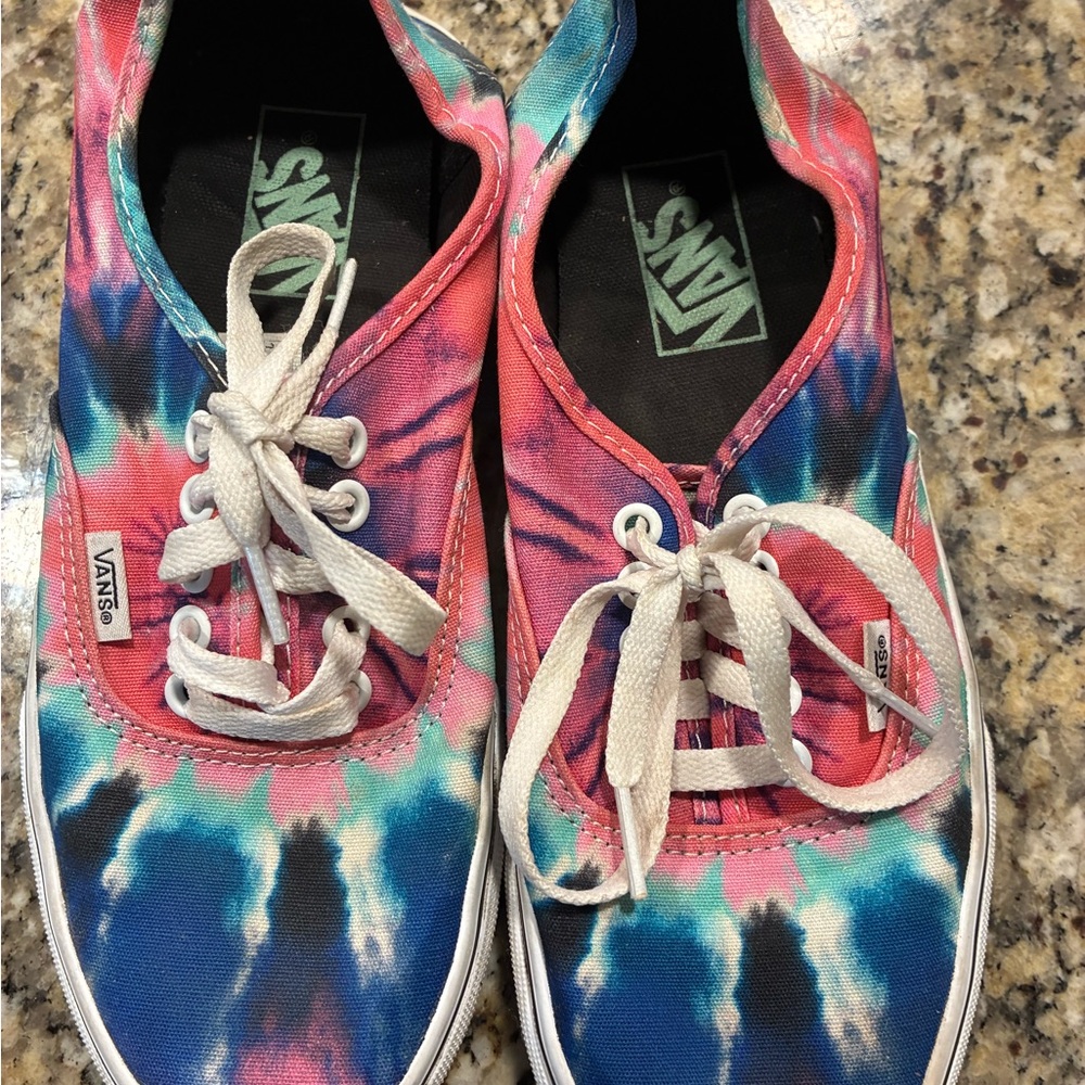 Vans Women's Multicolor Tie-Dye Sneakers size 8.5